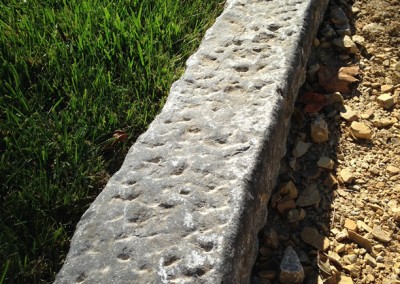Antique Limestone Curb